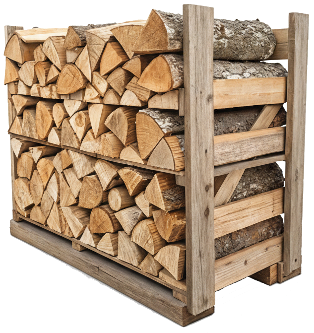 Palette de bois de chauffage ultra-sec